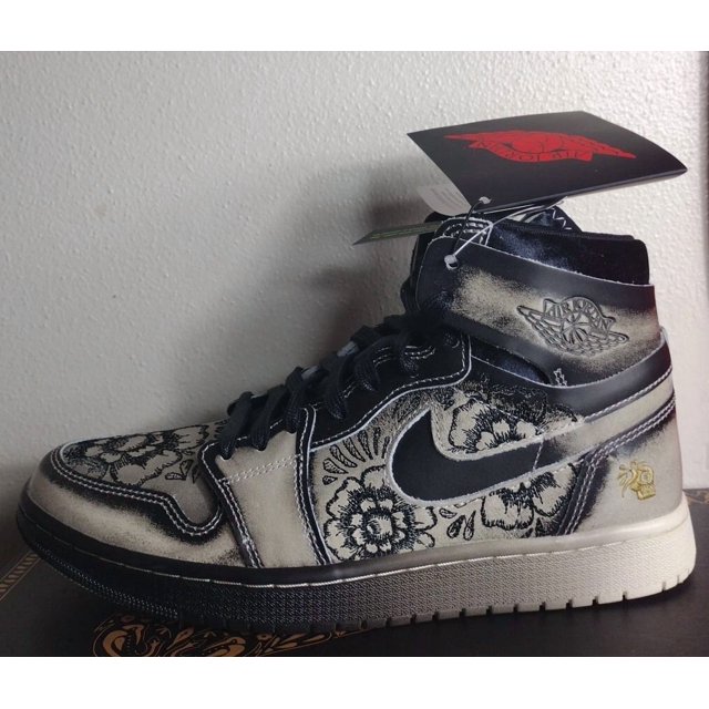 Ni - ke Ni - ke Air Jordan 1 Zoom CMFT2 PRM Men’s Size 9 Familia Dia De Muertos FQ8155-010