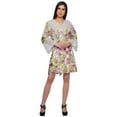 thumbnail image 3 of Moomaya Printed Robe For Girls Cotton Plus Size Nightwear Summer Bathrobes, 3 of 6