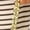Khaki, variant on Jaimenalin Women'S Skirt Sets 2 Piece Outfits Summer Casual Striped Short Sleeve Skirt and Top Set Khaki M