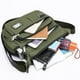 thumbnail image 4 of Bandolera para hombres y mujeres - Bolsa de hombro para el pecho resistente al agua, bolso de viaje de 26x21x9cm con correa ajustable, tela oxford, negro/azul/gris/verde ejército, 4 of 6