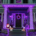 thumbnail image 3 of Luces navideñas JMEXSUSS 600 LED moradas de 168 pies para exteriores e interiores, 3 of 9