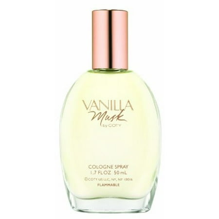Vanilla Musk by Coty, Cologne Spray for Women, 1.7 oz