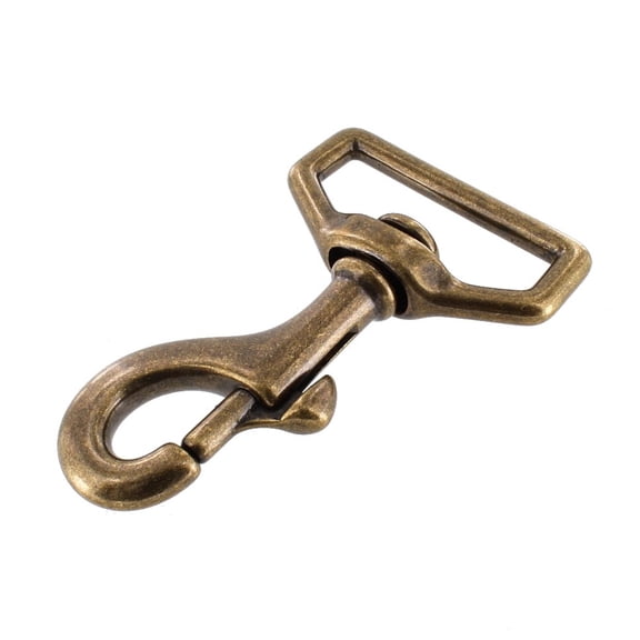 3600 Antique Brass, Swivel Bolt Snap, Solid Brass-LL, 1-1/2"