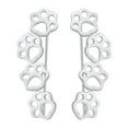 thumbnail image 1 of Bonitos pendientes con estampado de pata, pendientes de tuerca, pendientes femeninos con personalidad, adorno de regalo para el día Wmkox8yi sjalhkljlk226, 1 of 1