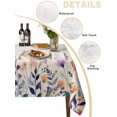 thumbnail image 5 of Spring Floral Rectangle Tablecloth, Elegant Flowers Farmhouse Botanical Rustic Waterproof & StainResistant Tablecloth, Washable Oil-proof Table Cover for Dining/Party/Wedding/Camping/Buffet 60x84 In, 5 of 9