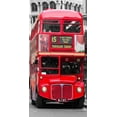 thumbnail image 2 of Pangea Images 11x18 White Modern Wood Framed Museum Art Print Titled - Double-Decker bus, London, 2 of 4