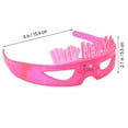 thumbnail image 2 of WASHWEPE Back to School New Year LED Glasses for Party Use Glow in Dark with Plastic Material Assorted Color, 2 of 8