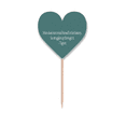 thumbnail image 1 of Qoutes Guérison Phrases Homme Jamais Révéler Histoire Cure-Dent Drapeaux Coeur Lable Cupcake Pics, 1 of 3