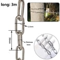 thumbnail image 2 of Cadena de acero inoxidable SUS304 para 4 unidades, 3 mm x 3 m, 2 of 5