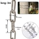 thumbnail image 2 of Cadena de acero inoxidable SUS304 para 4 unidades, 3 mm x 3 m, 2 of 5