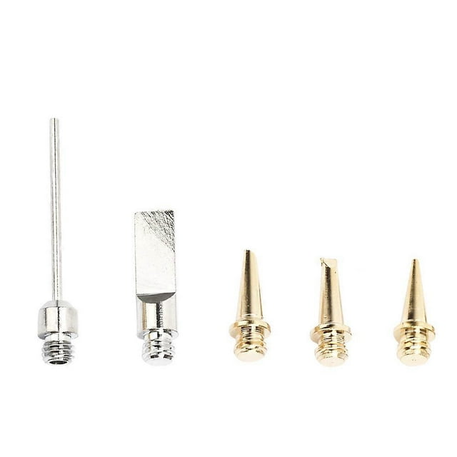 Lot de 5 pointes de rechange pour fer à souder au gaz HS-1115K, accessoires universels
