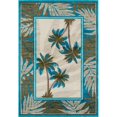 thumbnail image 1 of Art Carpet 841864131390 4 x 6 ft. Palm Coast Collection Frond Woven Area Rug, Beige, 1 of 2