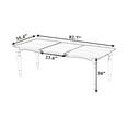 thumbnail image 4 of 82.7inch Dining Table With Extendable Part, Vintage Theme, Solid Wood Style Table, Holds 8 Guests Easily, 4 of 6