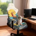 thumbnail image 2 of SCRAWLGOD Deer Mountain Sun Print Gaming Chair Cover, Breathable Computer Chairs Protection Cover with Armrest Covers Washable Computer Reclining Chair Seat Cover with Zipper for Home Studio, 2 of 7
