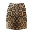 thumbnail image 5 of ZHOGXU Women's Athletic Skirt With Built In Shorts High Waist Leopard Print A Line Comfortable Slim Fit Mini Skirts For Running Tennis Workouts,Brown,Xxl, 5 of 6