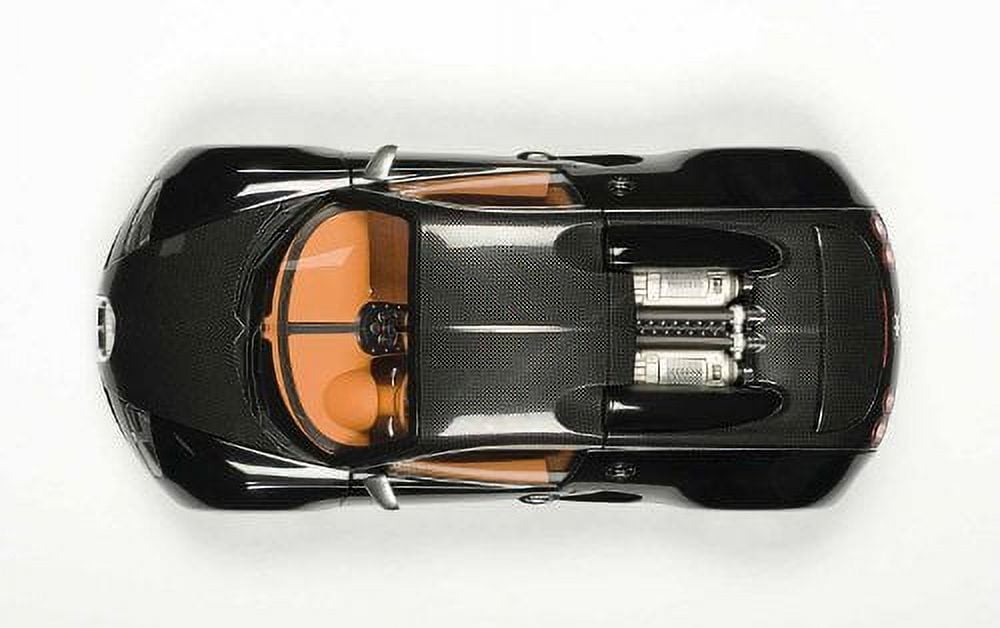 ミニカー Bugatti EB Veyron 16.4 Sang Noir AUTOart Bugatti EB Veyron 16.4 Sang Noir in Black in 1:18 Scale by