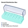 thumbnail image 1 of 18 Holeros Caja de Limpieza Case Burs Bloqueo Herramiente de Dentista Autoclavable Greens015c, 1 of 7