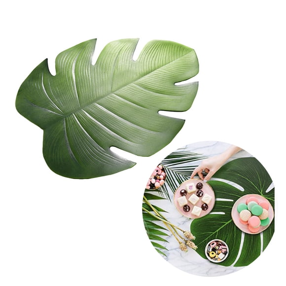 CRILSTYLEO Hojas Artificiales De Palma Tropical En Verde Para De Fiesta Luau Y