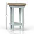 thumbnail image 2 of I Home Furnishings Wilmington Chairside Table Ocean/Sand, 2 of 4