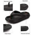 thumbnail image 3 of Deago Clouds Slides for Women Men Pillow Slippers Thicken Sole Non Slip Shower Bathroom Slides Flip Flops for Indoor and Outdoor, 3 of 8