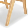 thumbnail image 3 of SAFAVIEH Couture Hattie Modern French Cane Solid Dining Chair, Natural (Set of 2), 3 of 5