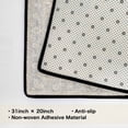 thumbnail image 3 of Washable Vintage Kitchen Mat 31"x20" Non Slip Soft Plush Low Profile Kitchen Rug, Distressed Medallion Oriental Style Sink Mat for Laundry Room Bedroom Office, 3 of 6