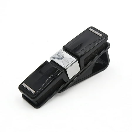 visor ends sunglasses glasses holder plastic sun double clip card