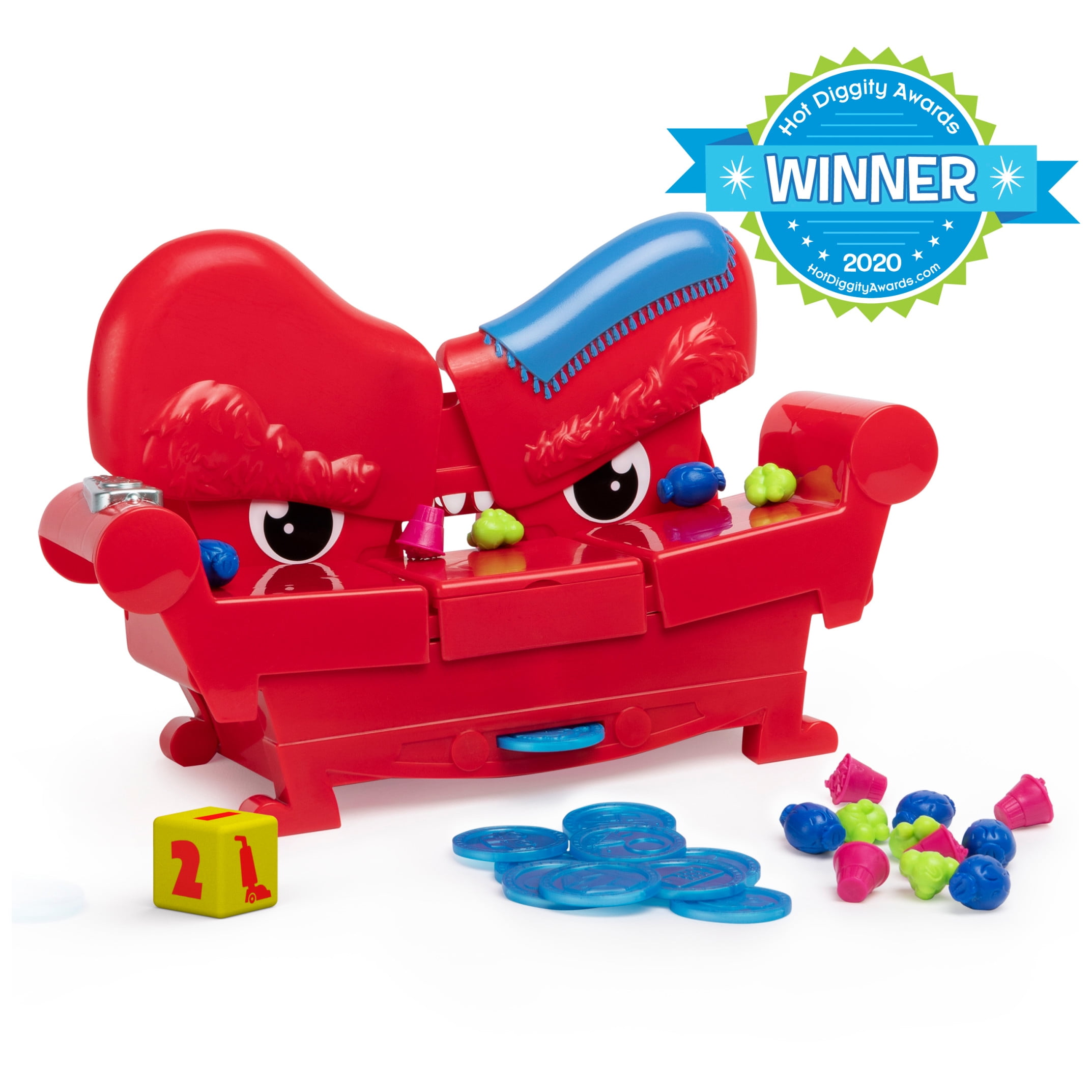 Grouch Couch, Furniture with Attitude Popular Funny Fast-Paced Board Game with Sounds, for Families and Kids Ages 5 and up