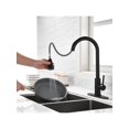 thumbnail image 1 of SINLOOG Black Kitchen Faucet, Kitchen Faucets with Pull Down Sprayer Commercial Stainless Steel Single Handle Single Hole Kitchen Sink Faucet, 1 of 5