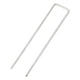 thumbnail image 4 of facefd Heavy Duty Anti Rust 50 Packs Galvanised Steel Garden Stakes Ground Anchor silver, 4 of 9