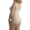 thumbnail image 2 of Cupid Women's Extra Firm Control Back Magic Plus Size High Waist Brief Shapewear, 2 of 5