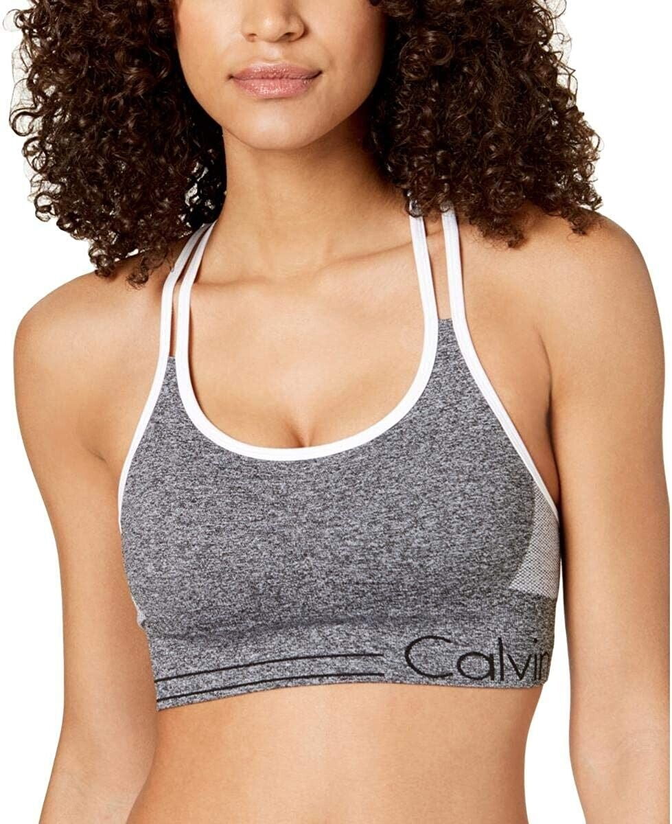 Calvin Klein Performance Low Impact Ruched Sports Bra