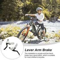 OUNONA 1Pair Durable Aluminum Alloy Bike Brake Lever White for Bicycle Handlebar