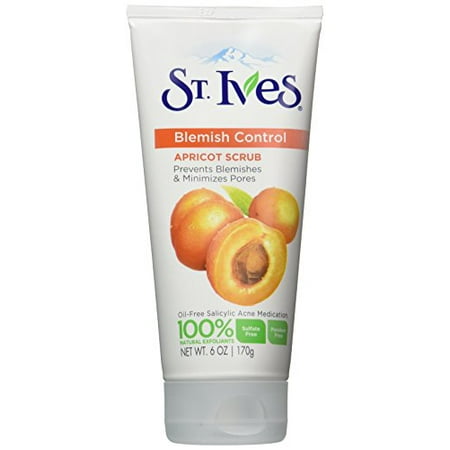 St. Ives Acne Control Face Scrub, Apricot, 6 oz (Packaging May