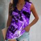 thumbnail image 2 of Blusa básica de ajuste holgado con cuello en V y color liso para mujer Fridja  qr494, 2 of 8