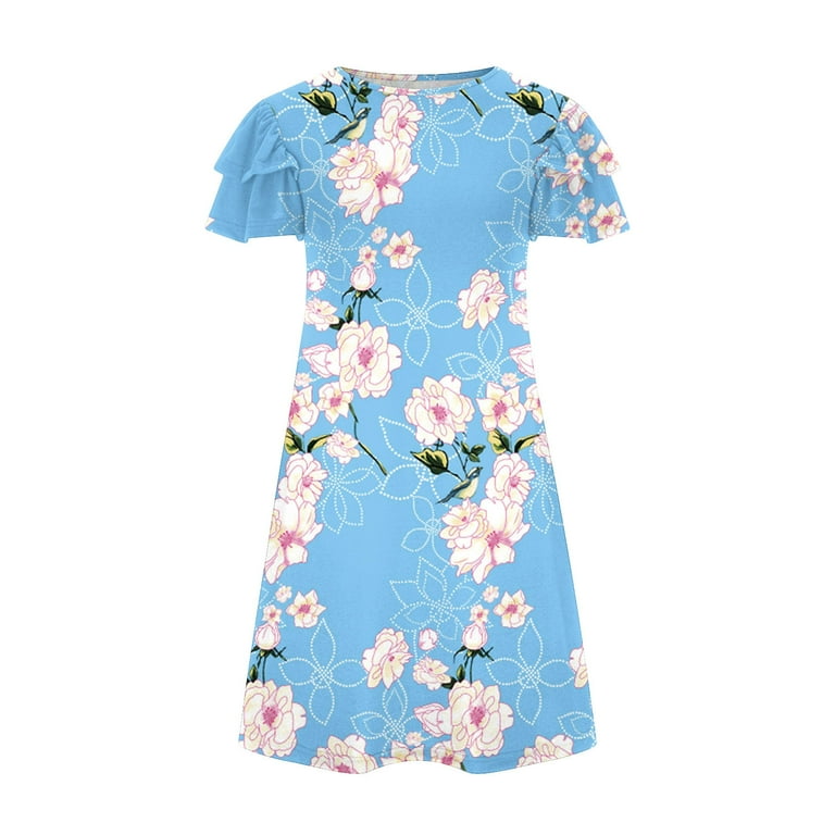 cute short flowy dresses Women's Shirred Ruffle Long Sleeve Mini Dress Square Neck Flowy Short  Dresses