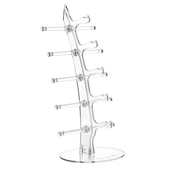 Eyeglasses Sunglasses Storage Display Stand for 5 Glasses