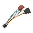 thumbnail image 1 of Adaptador De Arnés De Cableado De Radio, Adaptador De Arnés De Radio ISO De Plástico ABS Ecológico Compacto Profesional Para Viajes, 1 of 8
