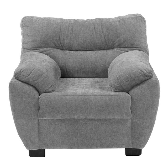 Sillón Monza Dicasa 1 Plaza Para Sala Gris Duk