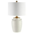 thumbnail image 3 of SAFAVIEH Lener 24 in. H Rustic Modern Table Lamp, Ivory, 3 of 6