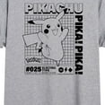 thumbnail image 3 of Pokémon - Pikachu Info Chart - Women's Oversized T-Shirt, 3 of 5