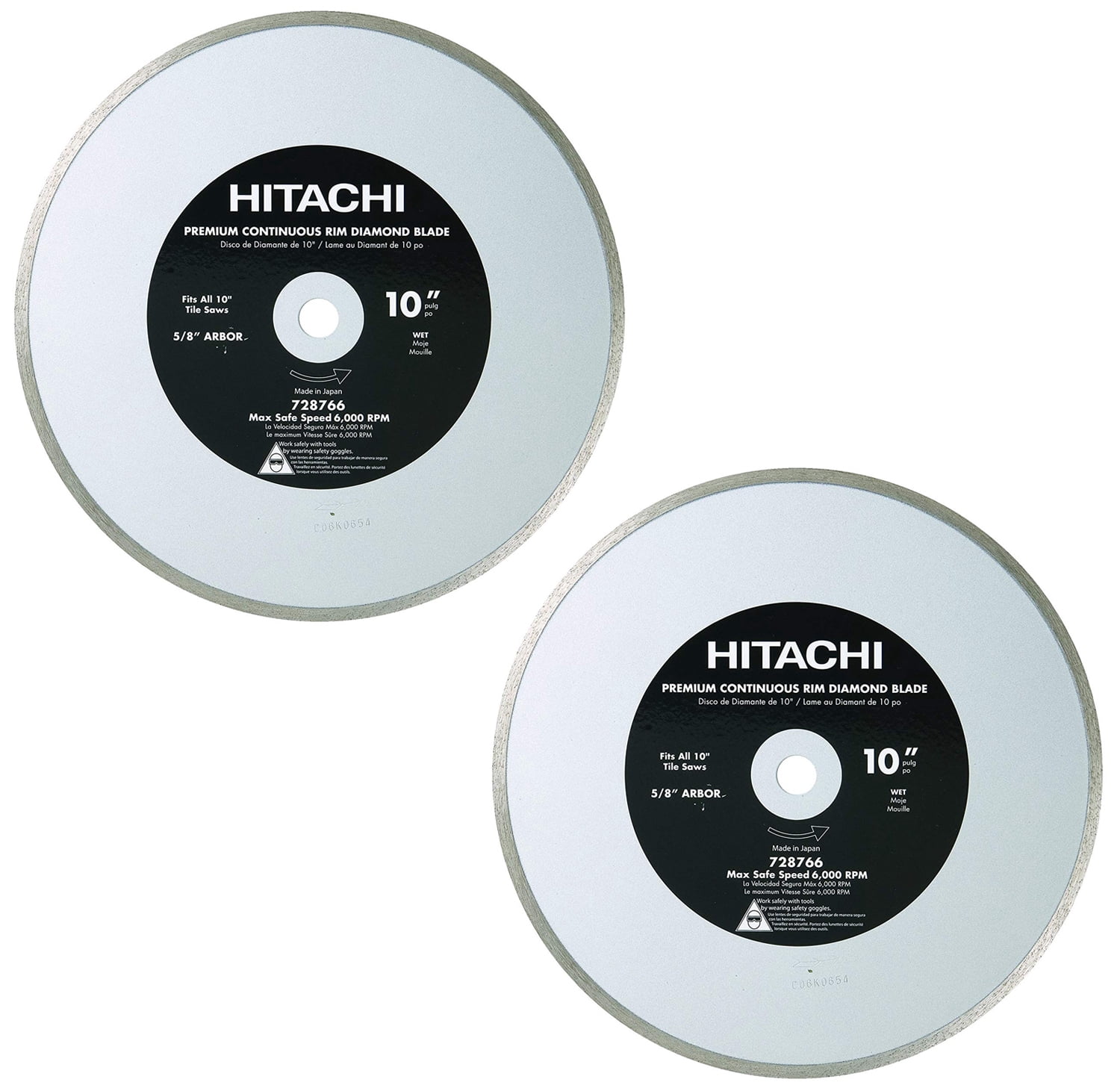 OEM 10in Wet and Dry Tile Diamond Blade 