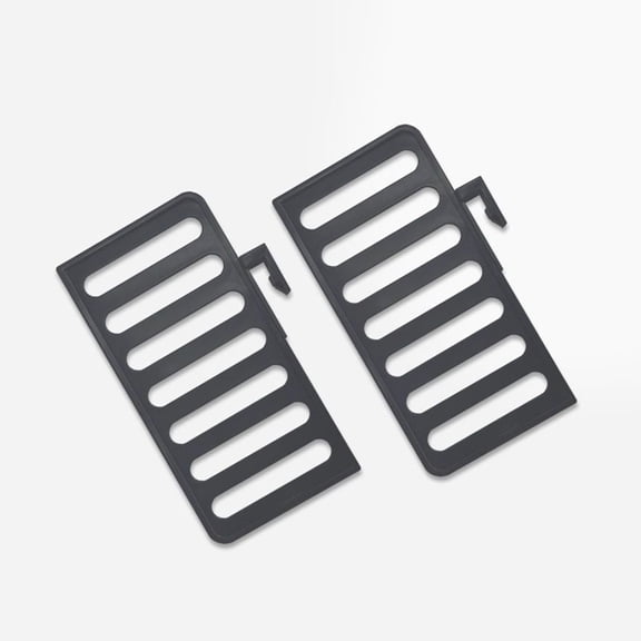 BESTOYARD 2Pcs Shoe Shelf Divider for Closet Plastic Organizer with Antitip Feature Black