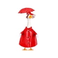 thumbnail image 2 of Sruoe Raincoat Porch Goose Outfits, Porch Goose Clothes, 23 Inch Cement Goose Clothes Dress, Duck Clothes for Spring Easter Holiday Outdoor Garden Yard Lawn Patio Statue Decor, 2 of 6