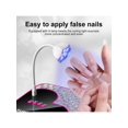 thumbnail image 4 of UV LED Nail Lamp, Gel Nail Polish UV Light With USB Connection And Adjustable Auxiliary Light, Professional Nail Dryer, Sparkling Diamond Design, Fast Curing LED Nail Lamp, 4 Timer Settings, 4 of 10