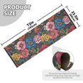 thumbnail image 5 of Yayeee Runner Rug for Bedroom 2'x6' Machine Washable Hallway Non Slip Mat, Vibrant Blooming Flowers, 5 of 8