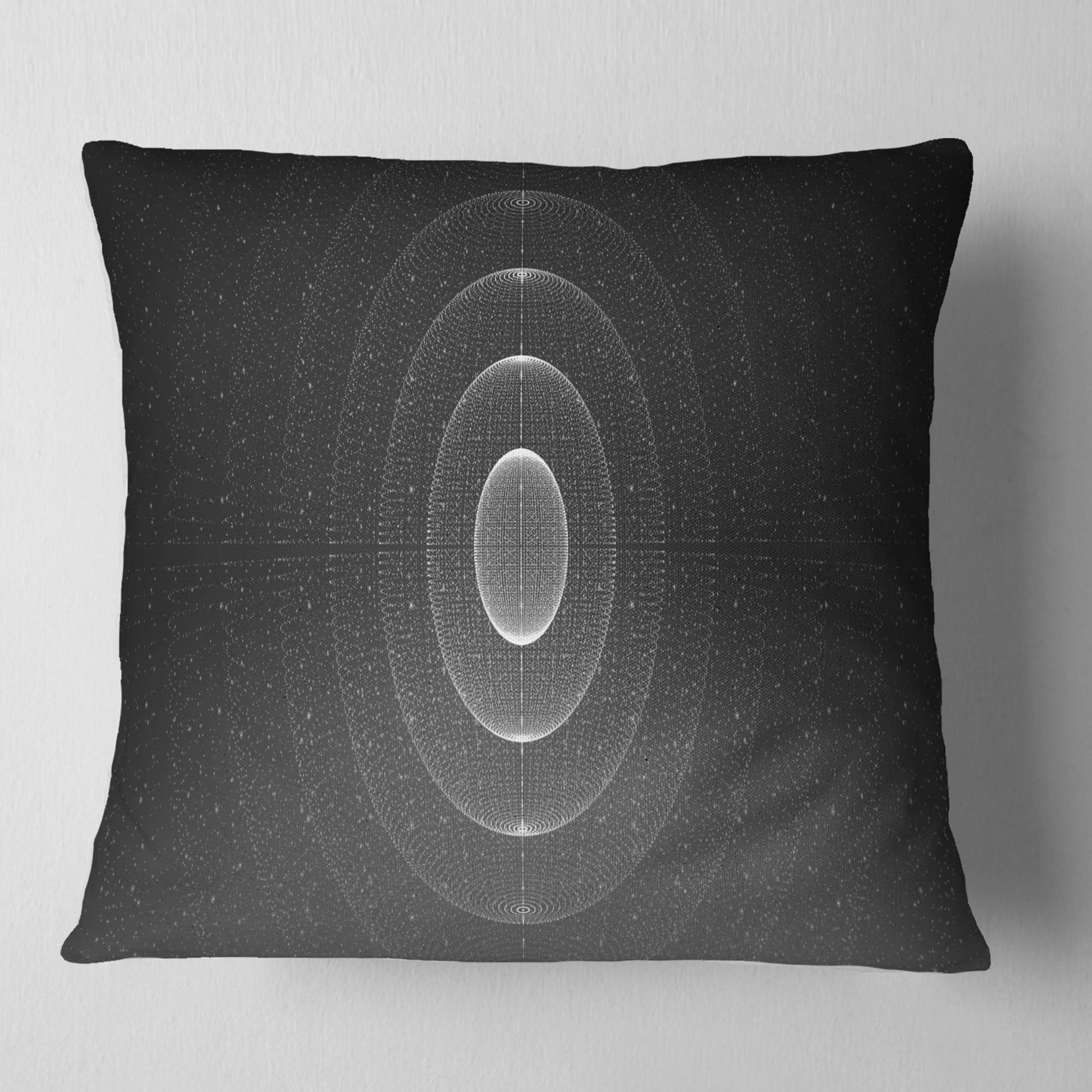 Designart Vector Interstellar Space Background - Abstract Throw Pillow - 18x18