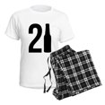thumbnail image 4 of CafePress - 21 Years Old Women's Light Pajamas - Women's Short Sleeve Print T-Shirt and Pants Light Cotton Pajama Set, 4 of 7