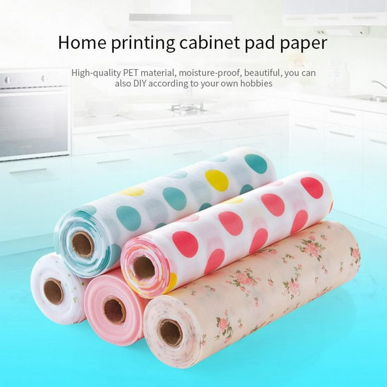 2 Rolls Thick Drawer Liner Nonslip Kitchen Cupboard Liners Shelf Protector  Mat