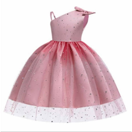 

Fall Wintern Saving Clearance 2024! TAGOLD Kids Halloween Christmas Dresses Fall Winter Dress for Girls Girl s Dress Sequin Bow Dress Girl s Sleeveless One Shoulder Dress Girls Dress